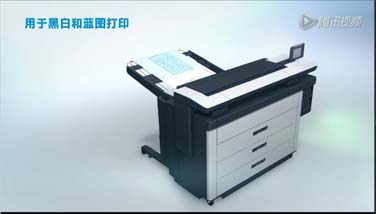 九色鹿图文快印新进惠普高速蓝图机